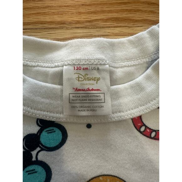 Hanna Andersson Disney Mickey Mouse Short John Pajamas Size 130cm 8Y Unisex - Picture 6 of 8